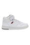 Levi's – Kick Mid Se – Weiße, mittelhohe Sneakers mit Klettverschluss