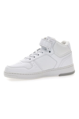 Levi's – Kick Mid Se – Weiße, mittelhohe Sneakers mit Klettverschluss