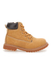 Gelbe Stiefeletten mit Profilsohle MKIDS MG25165