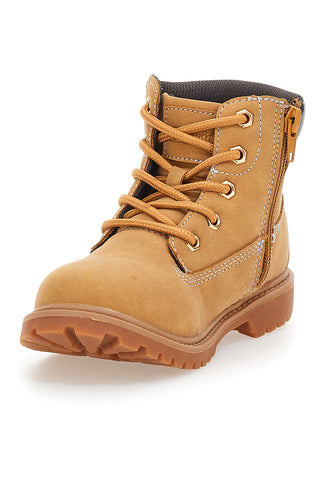 Gelbe Stiefeletten mit Profilsohle MKIDS MG25165