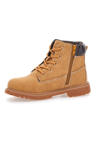 Honiggelbe Stiefeletten mit Reißverschluss Mkids MG25165