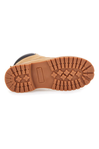 Honiggelbe Stiefeletten mit Reißverschluss Mkids MG25165