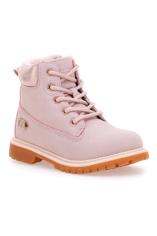 Rosa Stiefeletten mit Profilsohle MKIDS MG25165