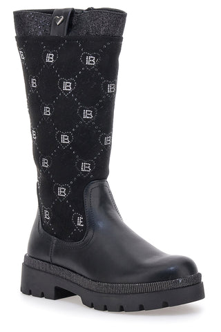 Schwarze Stiefel mit Laura Biagiotti-Logo L97209506