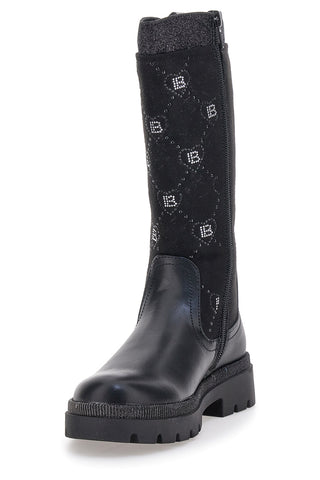 Schwarze Stiefel mit Laura Biagiotti-Logo L97209506