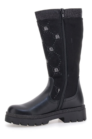 Schwarze Stiefel mit Laura Biagiotti-Logo L97209506