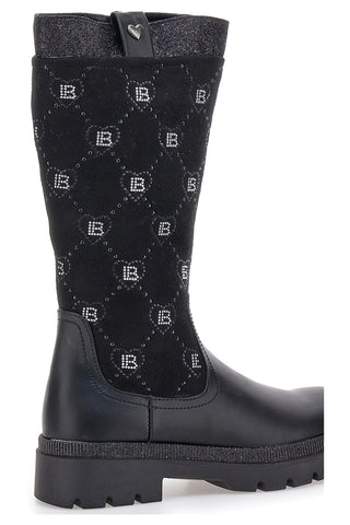Schwarze Stiefel mit Laura Biagiotti-Logo L97209506