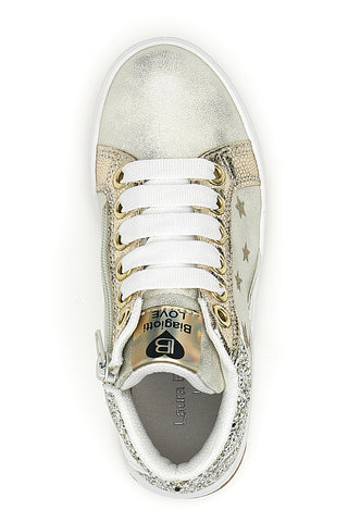 Sneakers alte oro con glitter e stelle Laura Biagiotti AG1751016519