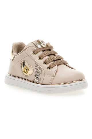 Sneakers rosa con dettagli oro Laura Biagiotti L97409510