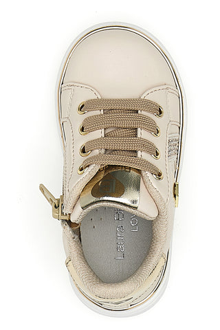 Sneakers rosa con dettagli oro Laura Biagiotti L97409510