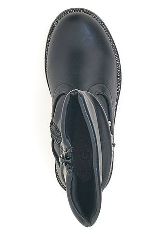Grazia 1756 Schwarze Stiefel mit Glitzer LOVE Writing