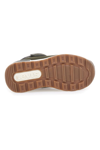 Sneakers mid verdi con dettagli camouflage Levi's Ascot Mini