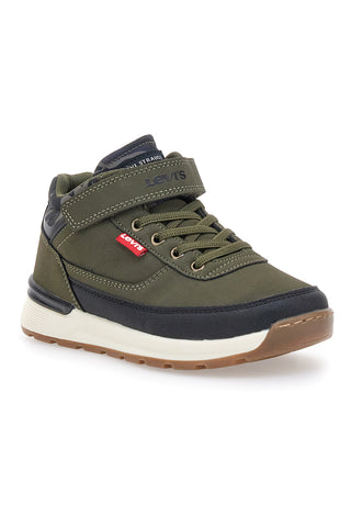 Levi's – ASCOT REFRESH – Sneaker in Khaki mit Camouflage-Muster