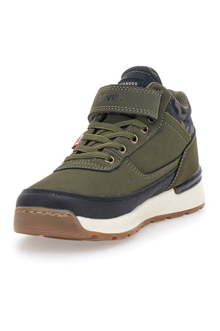 Levi's – ASCOT REFRESH – Sneaker in Khaki mit Camouflage-Muster
