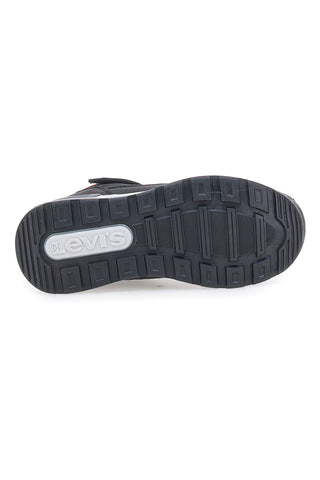 Schwarze Sneaker mit Camouflage-Details Levi's Ascot Refresh