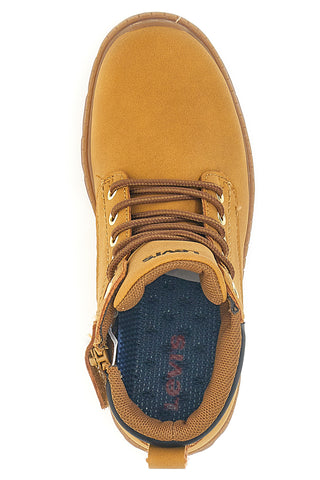 Anfibi ocra con collo imbottito e suola carrarmato Levi's Jax Plus