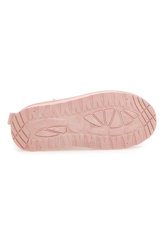 Pinke Stiefeletten mit Klettverschluss und warmem Fellfutter, Modell Thanks Girls GB2029