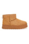 Stiefeletten aus Leder mit Klettverschluss und warmem Fellfutter. Danke Girls GB2029.