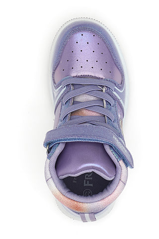 Lila High-Top-Sneaker mit Frozen-Details D4310682S