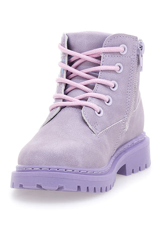 Scarponcini lilla con stampa Frozen e zip laterale Frozen D4310712S