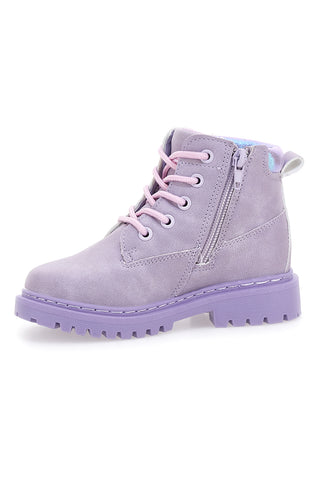 Scarponcini lilla con stampa Frozen e zip laterale Frozen D4310712S