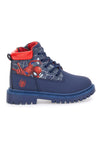 Scarponcini blu con stampa Spiderman e zip laterale Spiderman R1310564S10