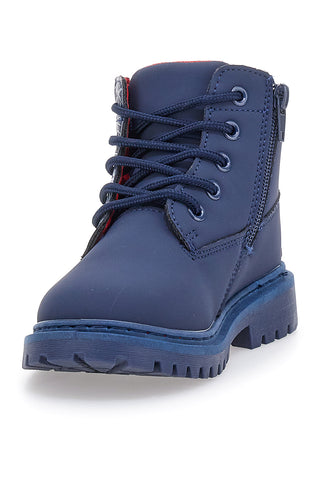 Scarponcini blu con stampa Spiderman e zip laterale Spiderman R1310564S10