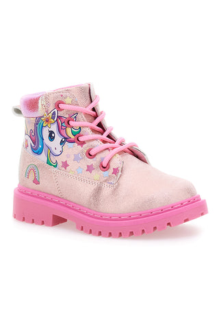 Anfibi rosa glitter con unicorno Unicorn S8010155S10