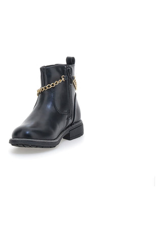 Grazia Girl 456456 Schwarze Stiefeletten mit Zierkette