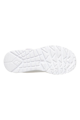 Mädchen weiße Turnschuhe Skechers Uno Lite Star Icon