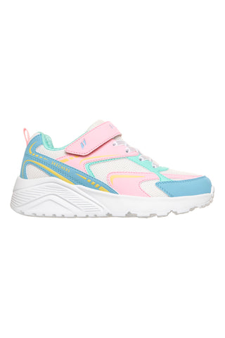 Mehrfarbige weiße Turnschuhe Skechers Uno Lite Vista Strike