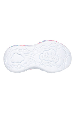 Sneakers rosa con luci e glitter Skechers Eternal Heart Lights