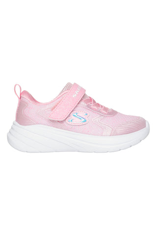 Rosa Glitzersneaker mit Klettverschluss Wave 92 Skechers