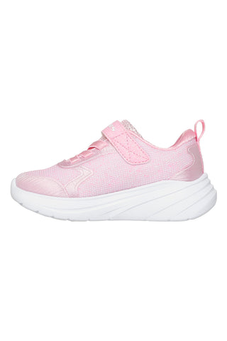 Sneakers rosa glitterate con chiusura a strappo Wave 92 Skechers