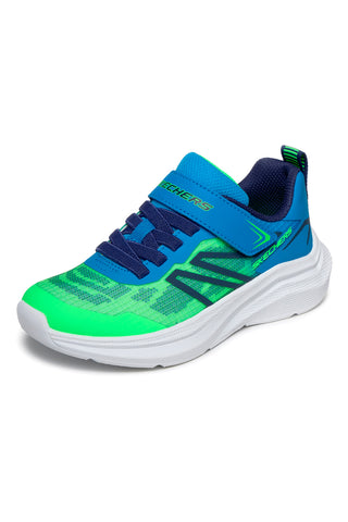 Leichte grüne Sneakers mit Klettverschluss Microspec Velocity Skechers