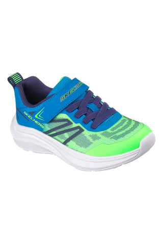 Leichte grüne Sneakers mit Klettverschluss Microspec Velocity Skechers
