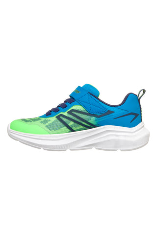 Leichte grüne Sneakers mit Klettverschluss Microspec Velocity Skechers