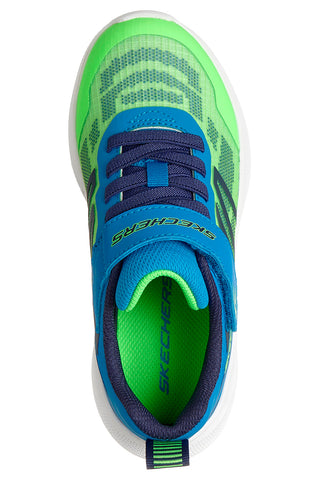 Leichte grüne Sneakers mit Klettverschluss Microspec Velocity Skechers