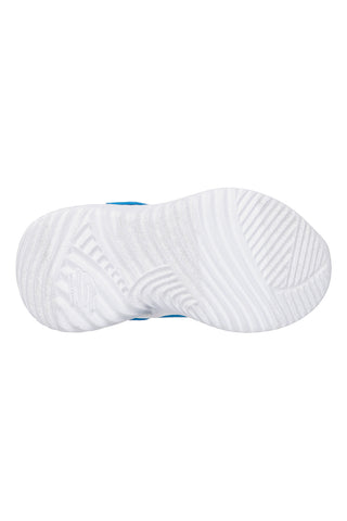 Sneakers blu con chiusura regolabile e suola leggera Skechers Bounder Techrox da Bambino