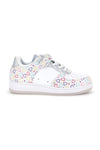 Sneakers bianche con cuori Pitt kids K191562
