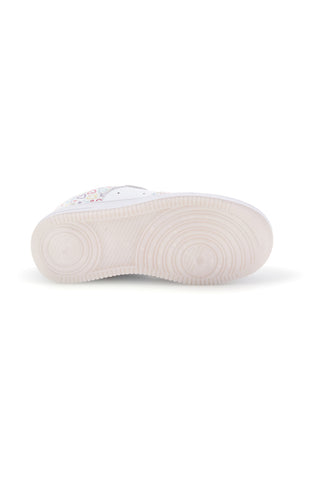 Sneakers bianche con cuori Pitt kids K191562