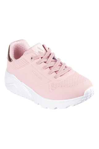 Mädchen rosa Turnschuhe Skechers Uno Lite Metallic Mode