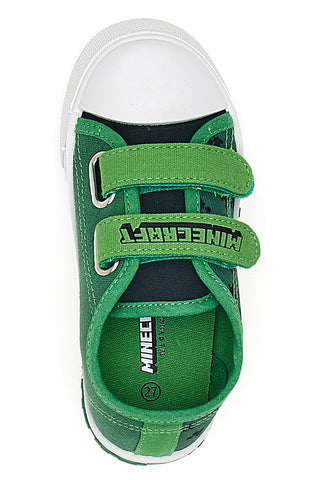 Sneaker verde con luci Minecraft K14666