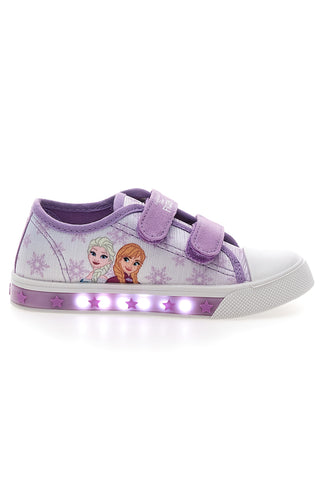 Sneaker lilla con luci Frozen D14446