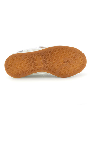 Sneakers bianco con strappi e inserti glitter Mkids MJ6005