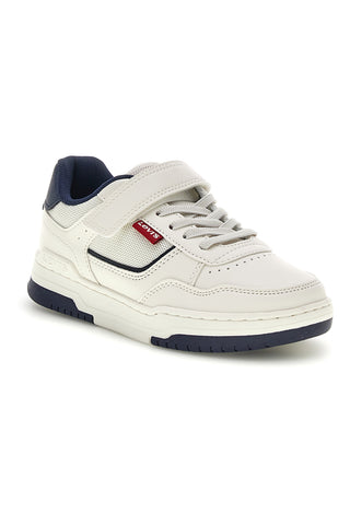 Sneakers Bianche e Blu Levi's John Ser