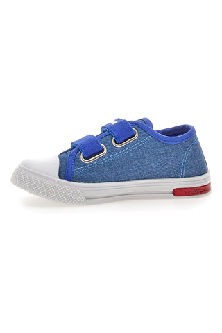 Blaue Stoffschuhe mit Lichtern und Riemen Spiderman R1310638T