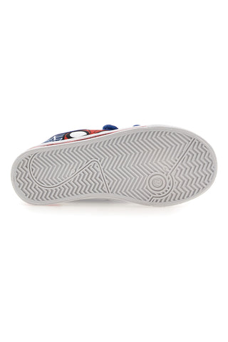 Blaue Stoffschuhe mit Lichtern und Riemen Spiderman R1310638T