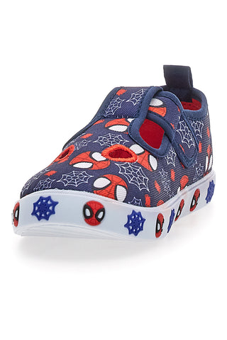 Sandalo da bimbo blu con fori frontali Spiderman R1310673T
