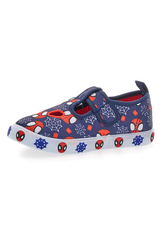 Sandalo da bimbo blu con fori frontali Spiderman R1310673T